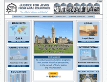 Tablet Screenshot of justiceforjews.com